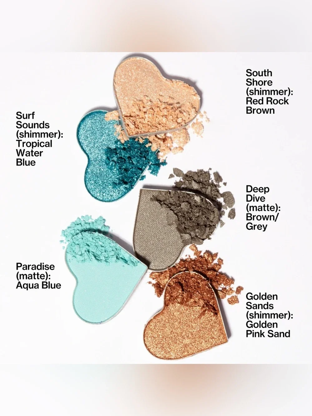 Pacifica WAIKIKI Eye Shadows Palette, NEW